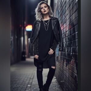 English Rose dress in Med  great condition
Pure black